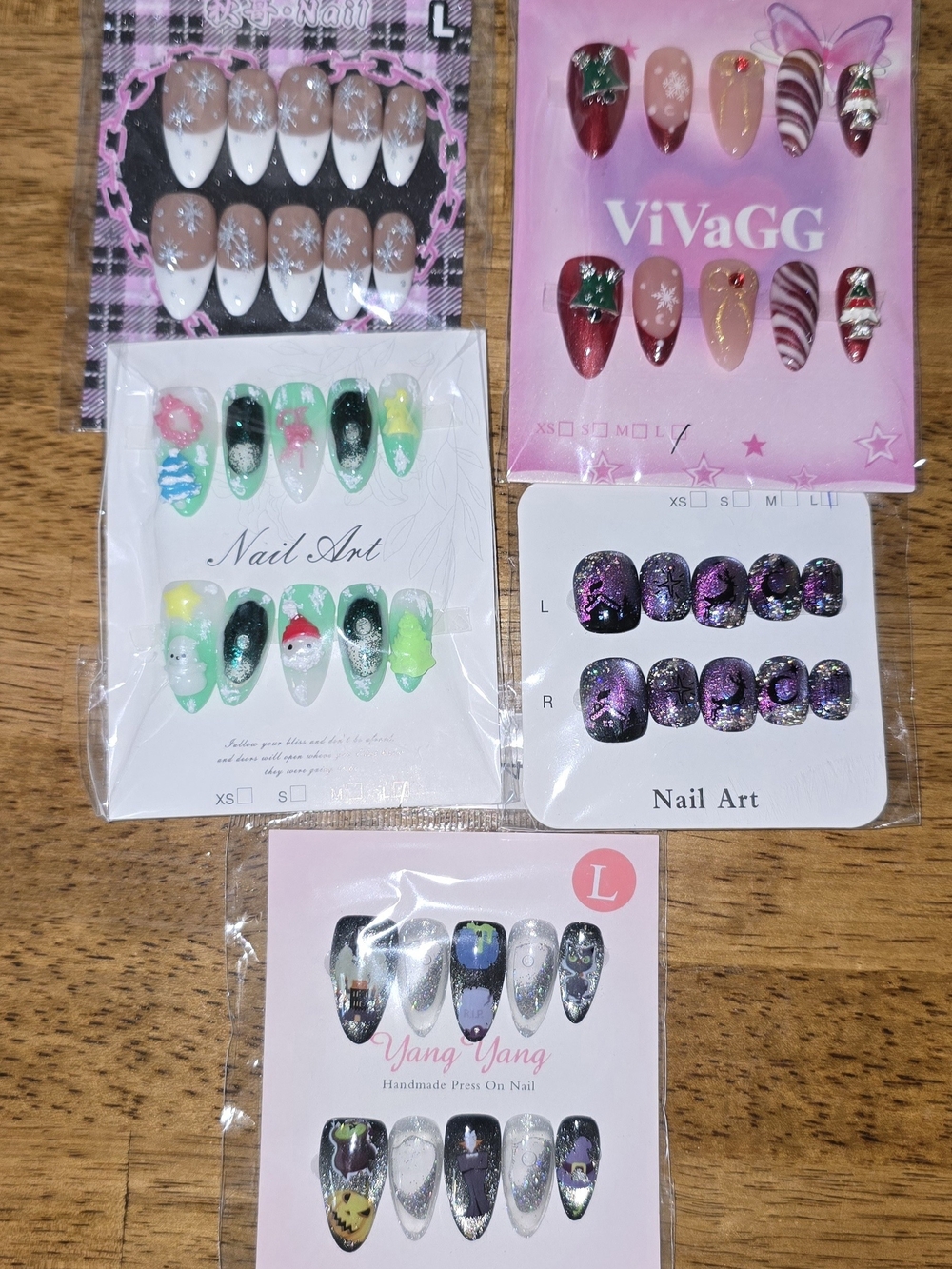 Womens Seasonal Press On Nails
